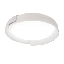 kdln LED-Deckenleuchte Dala, weiß/weiß, Ø 58 cm, dim