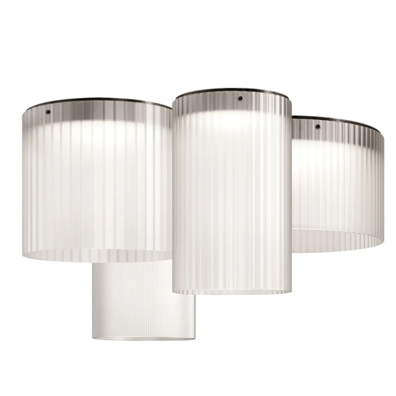 kdln LED-Deckenleuchte Giass, weiß, Ø 50 cm