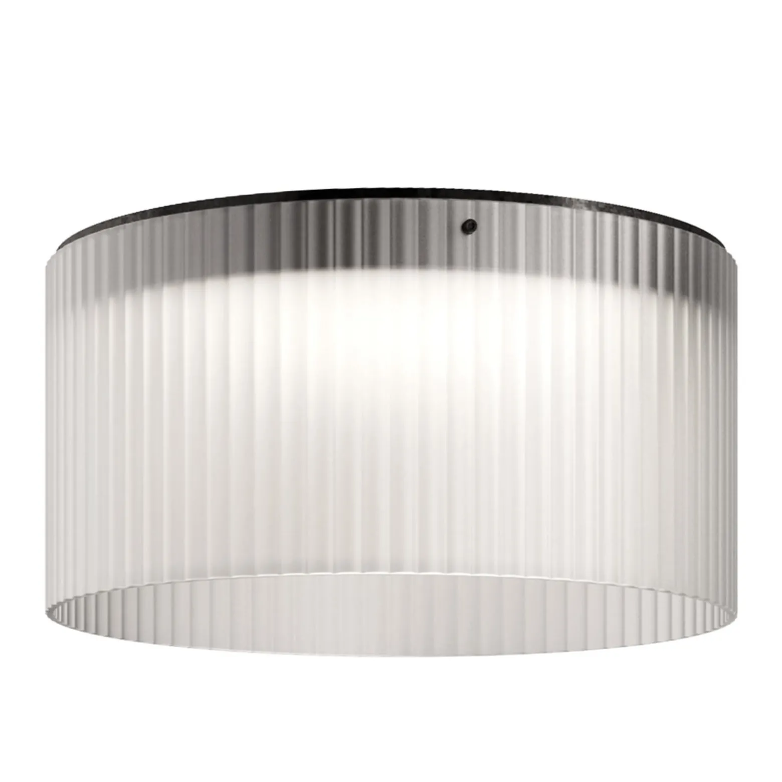 kdln LED-Deckenleuchte Giass, weiß, Ø 50 cm