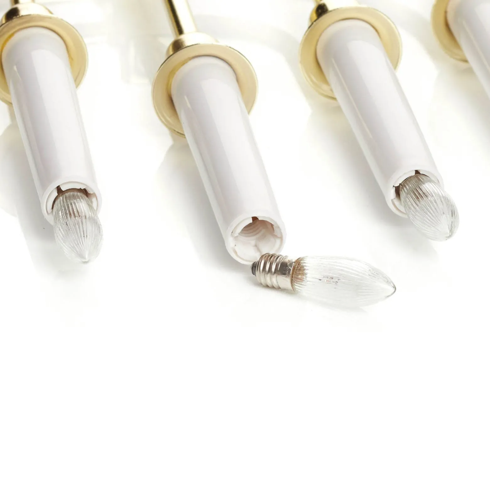 Kerzenleuchter Kristina, Höhe 47 cm, E10 LED, 7-flg., Metall