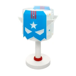 Kinder-Tischlampe Blue Hero, G4, Ø 15 cm