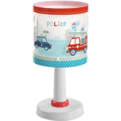 Kinder-Tischleuchte Police, G4, Ø 15 cm