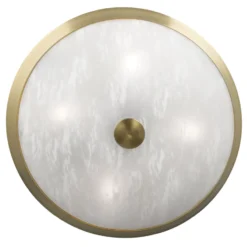 Klassische Deckenlampe Jaya mit Glasschirm, 42 cm