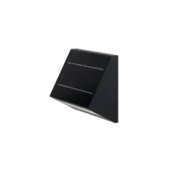 KLEWE LED-Solar-Wandleuchte ECOSTEP, anthrazit, 17 cm, IP65