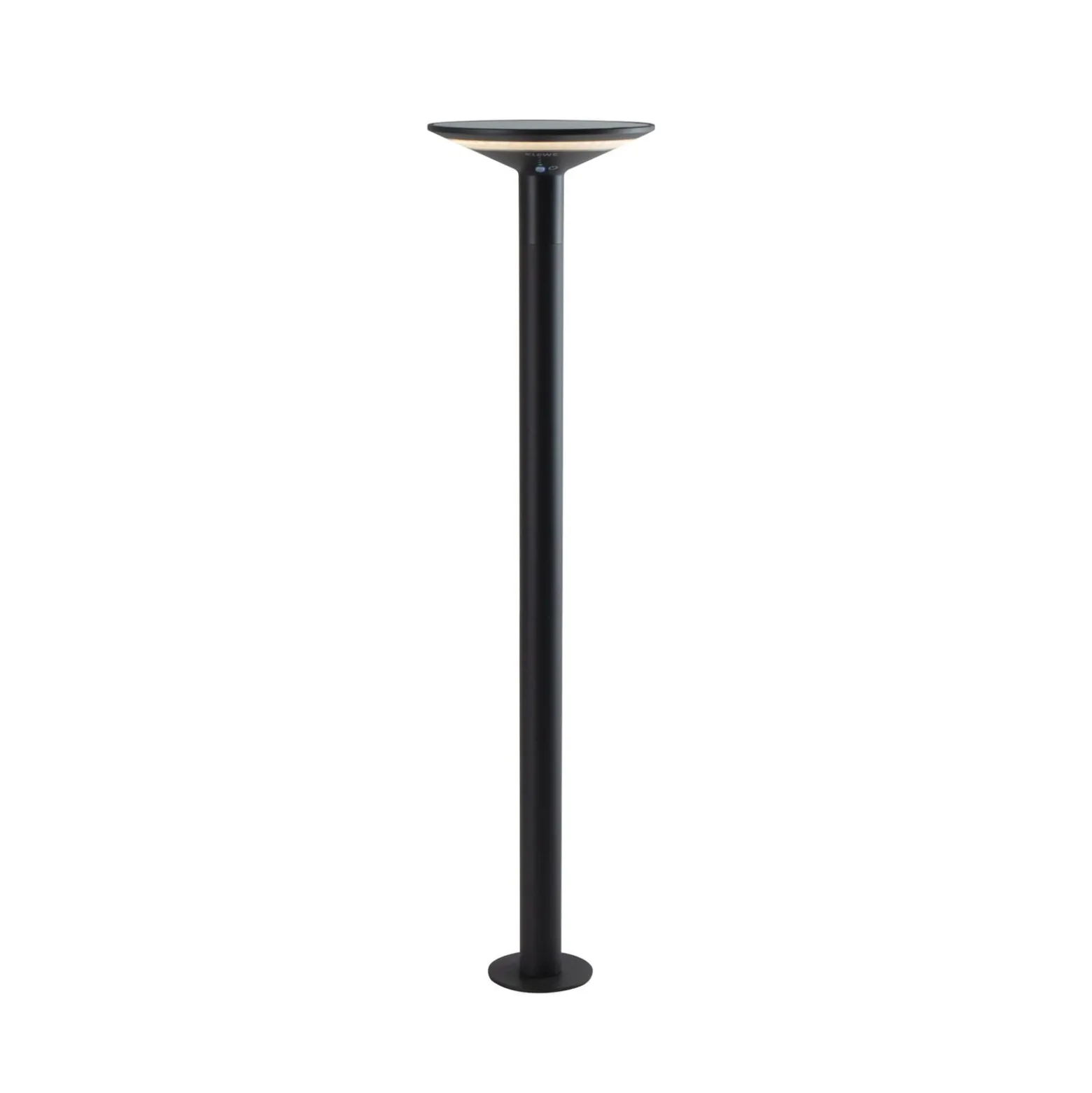 KLEWE LED-Solar-Wegelampe Keope, anthrazit, Höhe 80 cm, IP65