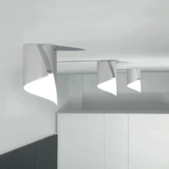 Knikerboker Hué LED-Deckenleuchte 12x21cm weiß