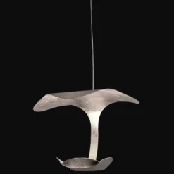 Knikerboker Le Gigine LED-Hängeleuchte 1fl silber