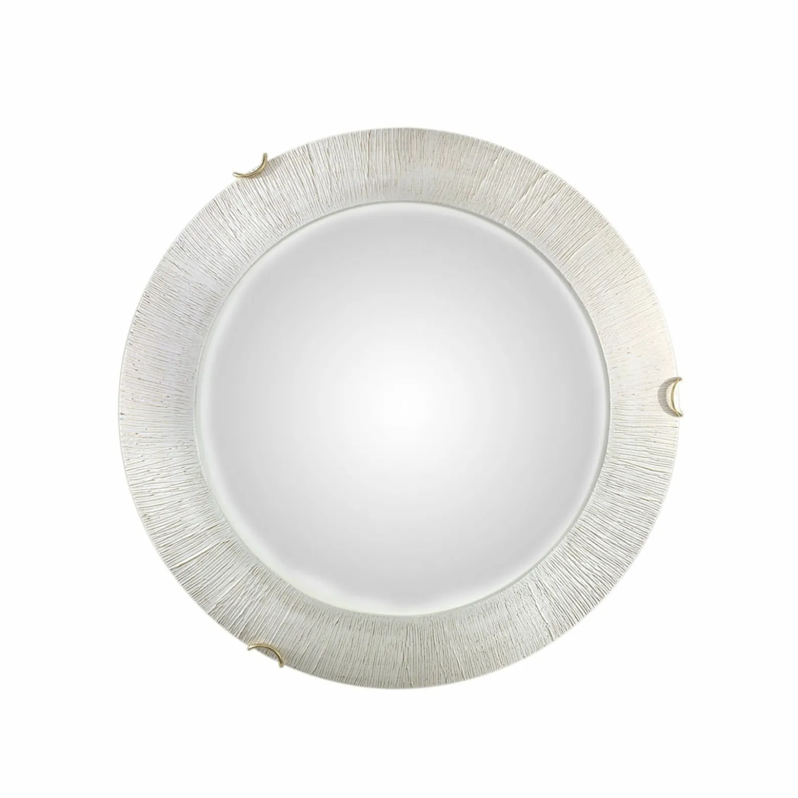 KOLARZ Deckenlampe Moon, Ø 40 cm, weiß/24 Karat vergoldet