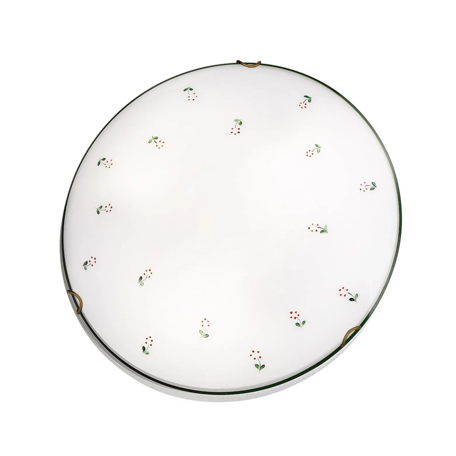 KOLARZ Deckenleuchte Nonna, Ø 40 cm, Streublume rosa, Glas