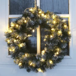 Kranz Edmonton mit 30 LEDs, 50 cm