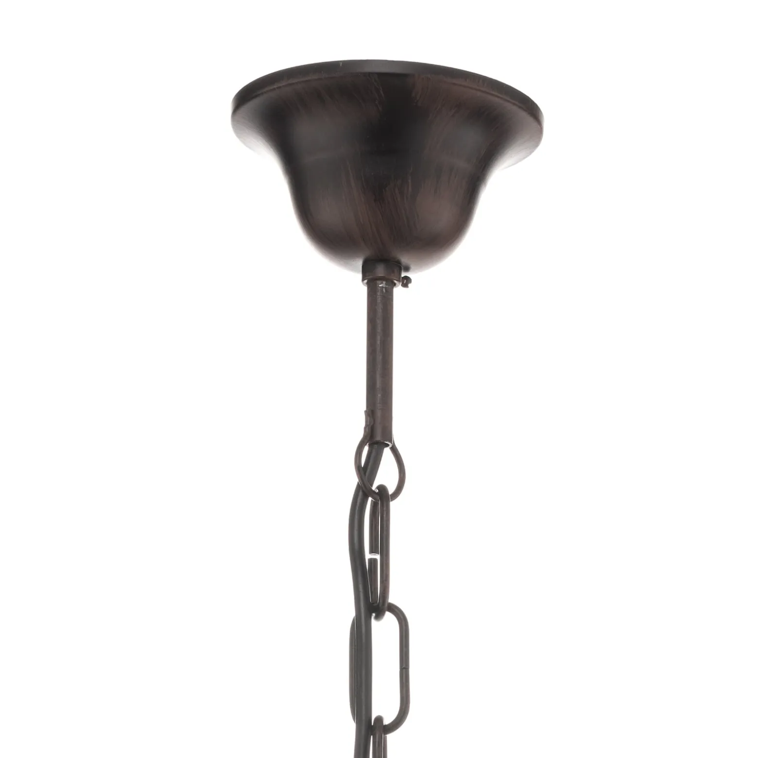 Kronleuchter Fiamma Marrone 5fl. ohne Schirme