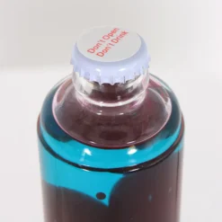 Lavalampe Volcan 3117, schwarz, Flüssigkeit klar/rot, E14
