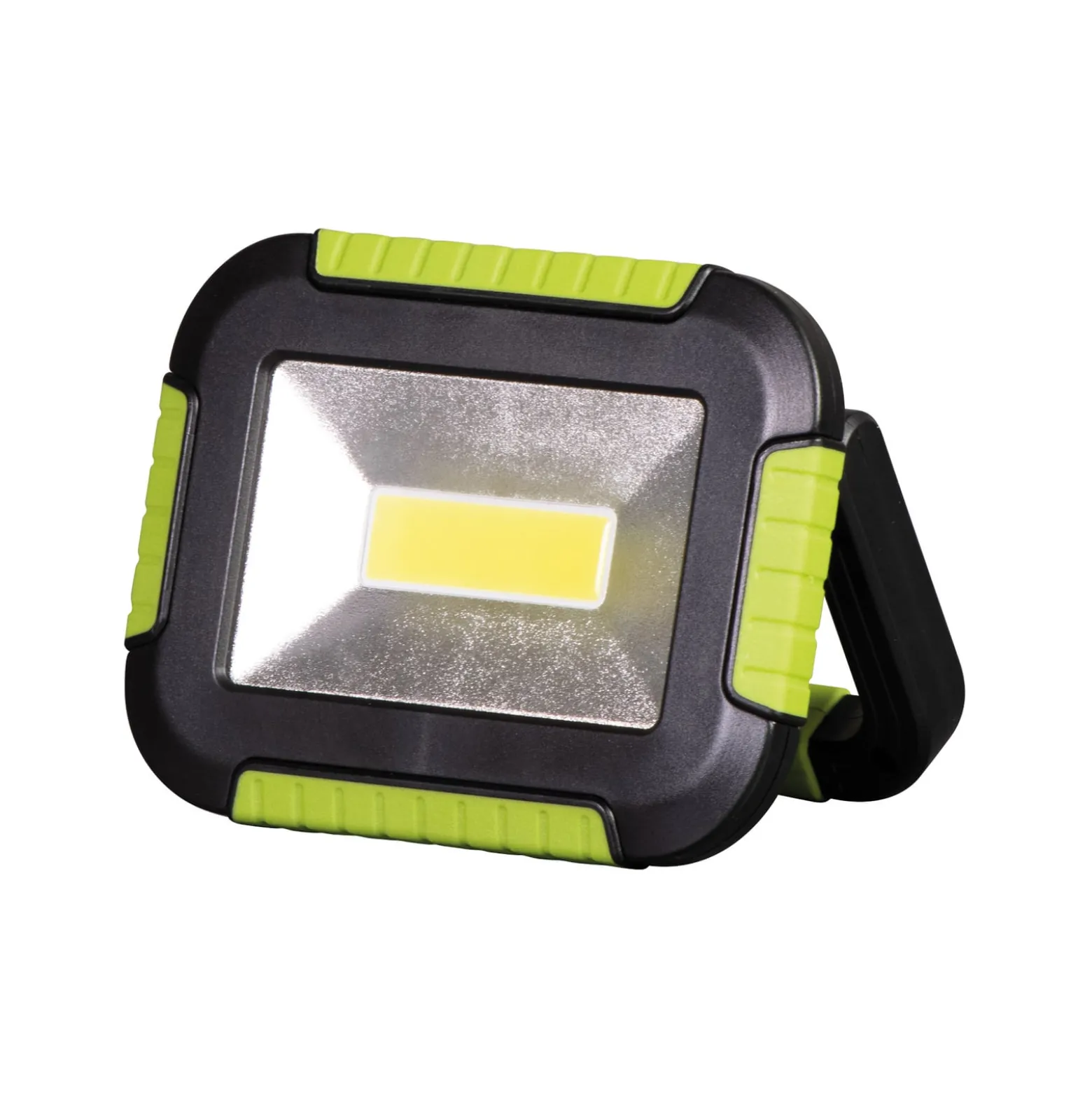 LED-Akku-Außenstrahler 850946, schwarz/grün, Länge 16 cm