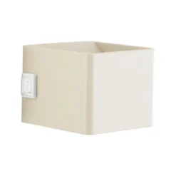 LED-Akku-Außenwandlampe Iseo, beige, Breite 10 cm, Sensor