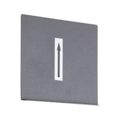 LED-Akku-Außenwandlampe Iseo, beige, Breite 10 cm, Sensor