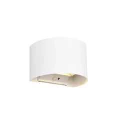 LED-Akku-Außenwandlampe Talent, weiß, Breite 16 cm, Sensor