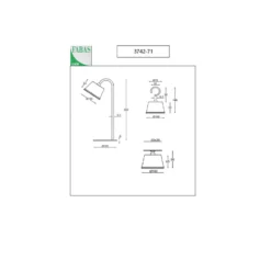 LED-Akkuleuchte Armanda, schwarz, Magnet, universal, IP54