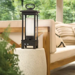 LED-Akkuleuchte South Hope, Bluetooth-Lautsprecher