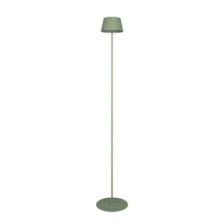 LED-Akku-Stehlampe Suarez, grün, Höhe 123 cm, Metall