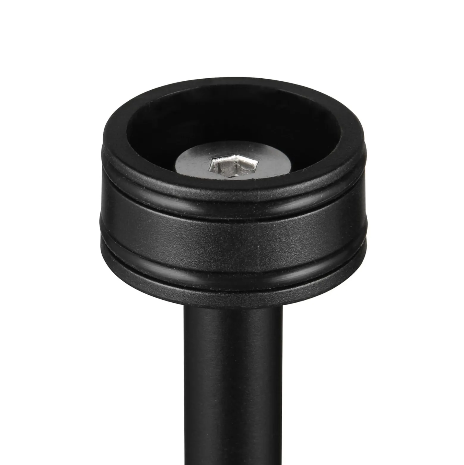 LED-Akku-Stehlampe Suarez, schwarz, Höhe 123 cm, Metall