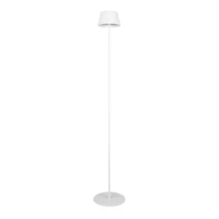 LED-Akku-Stehlampe Suarez, weiß, Höhe 123 cm, Metall