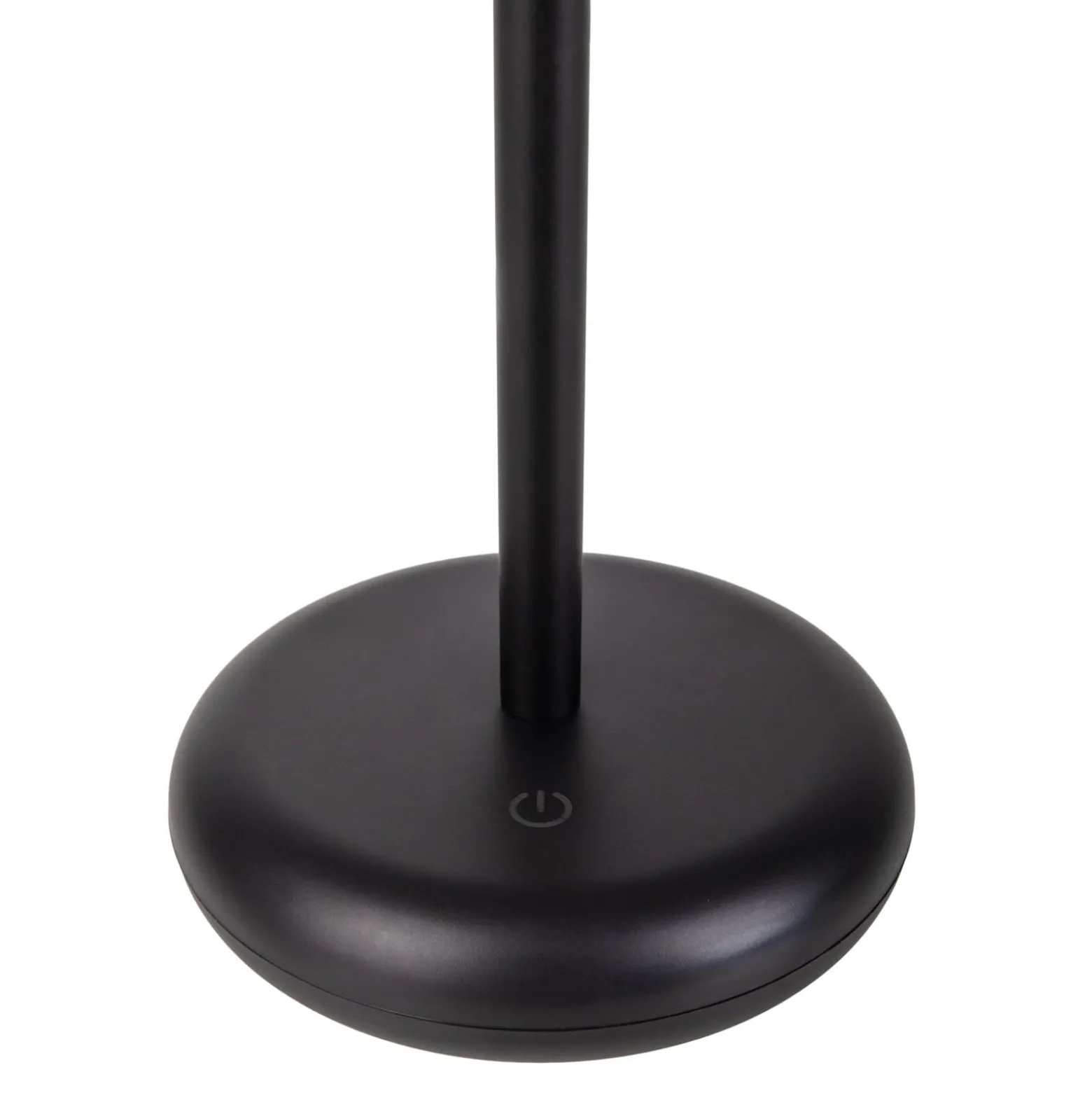 LED-Akku-Terrassenlampe Pasi schwarz Höhe 26cm Metall Touch
