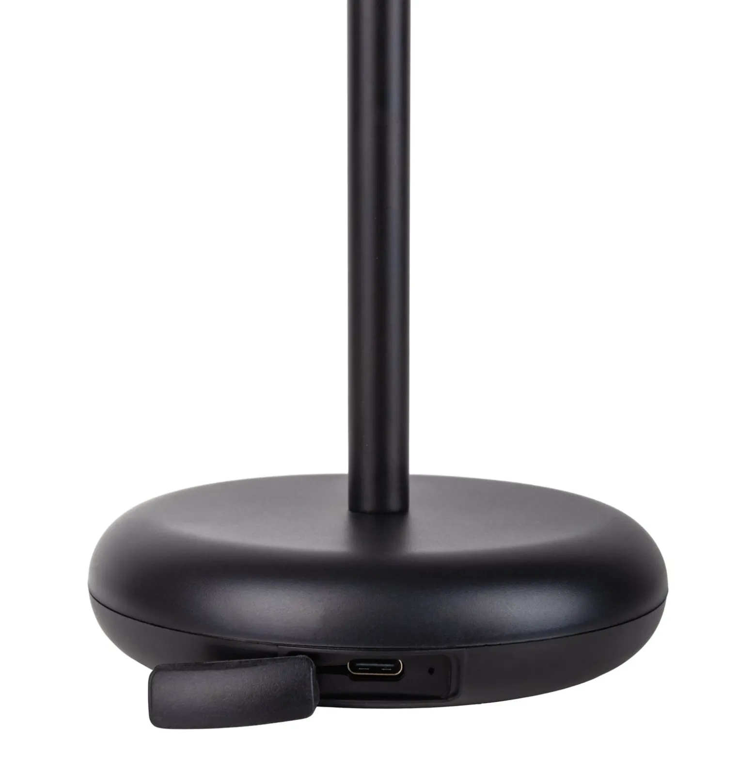 LED-Akku-Terrassenlampe Pasi schwarz Höhe 26cm Metall Touch