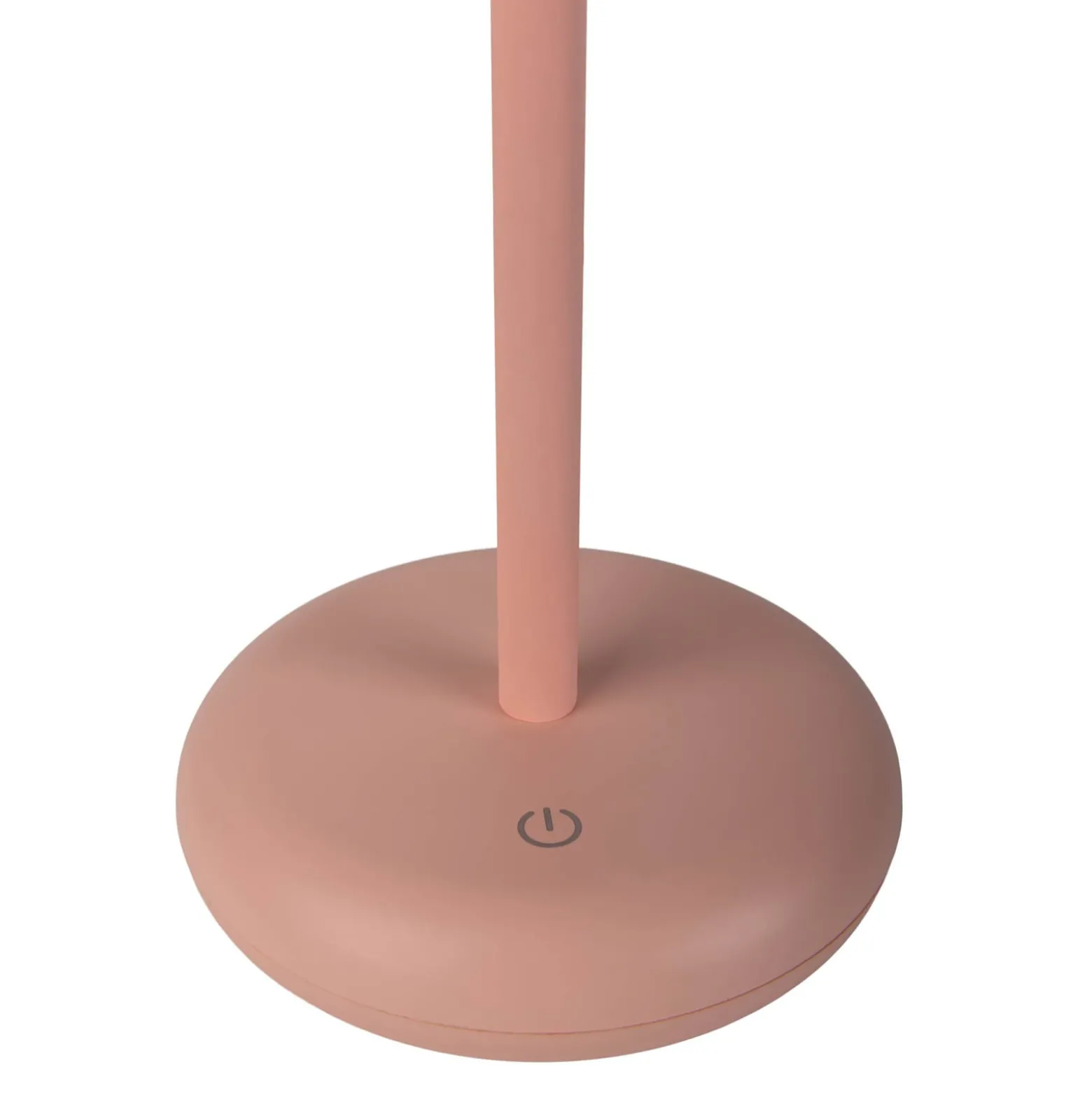 LED-Akku-Terrassenleuchte Pasi, rosa Höhe 26 cm Metall Touch
