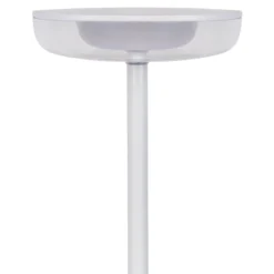 LED-Akku-Terrassenleuchte Pasi, weiß Höhe 26 cm Metall Touch