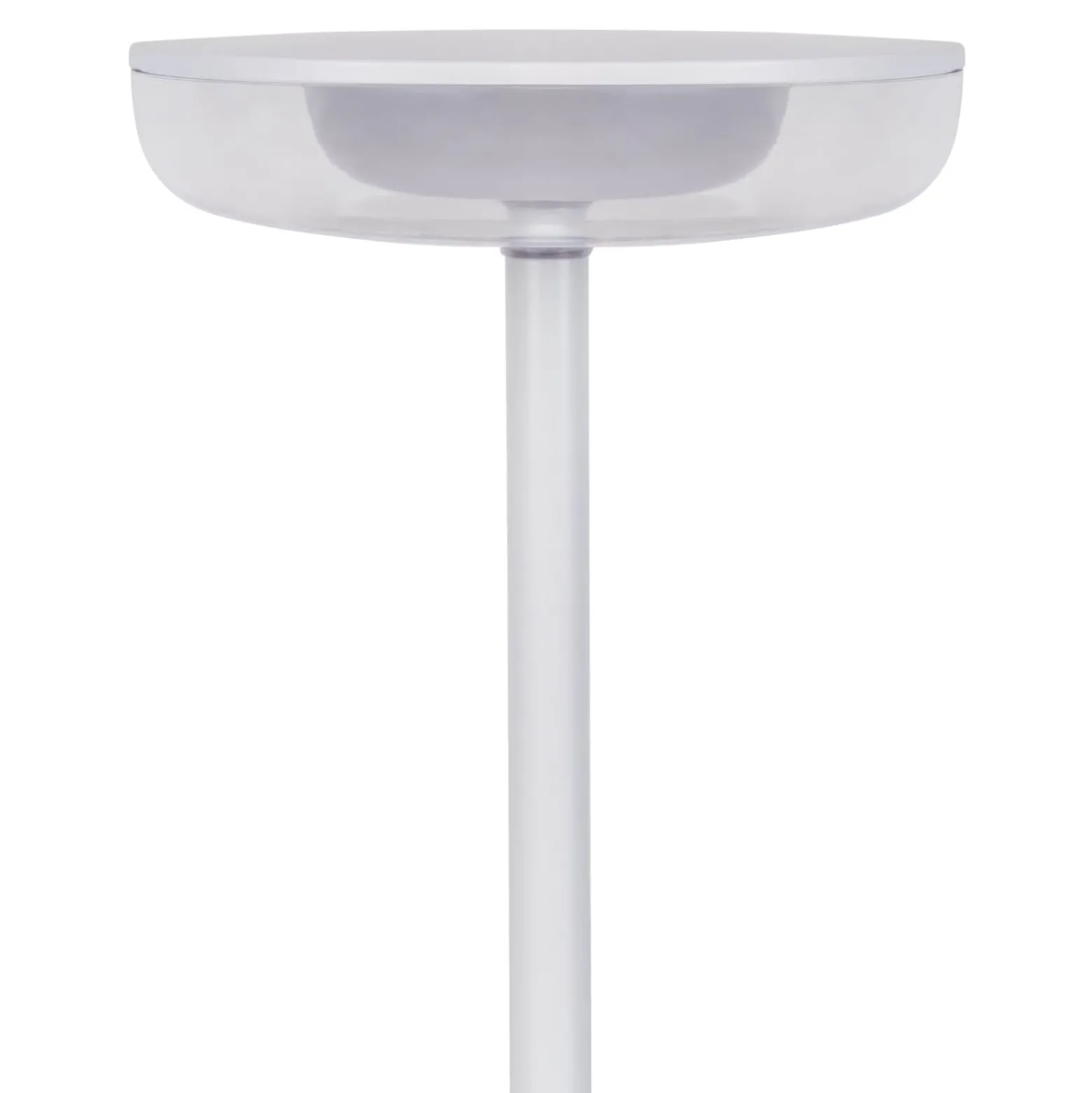 LED-Akku-Terrassenleuchte Pasi, weiß Höhe 26 cm Metall Touch