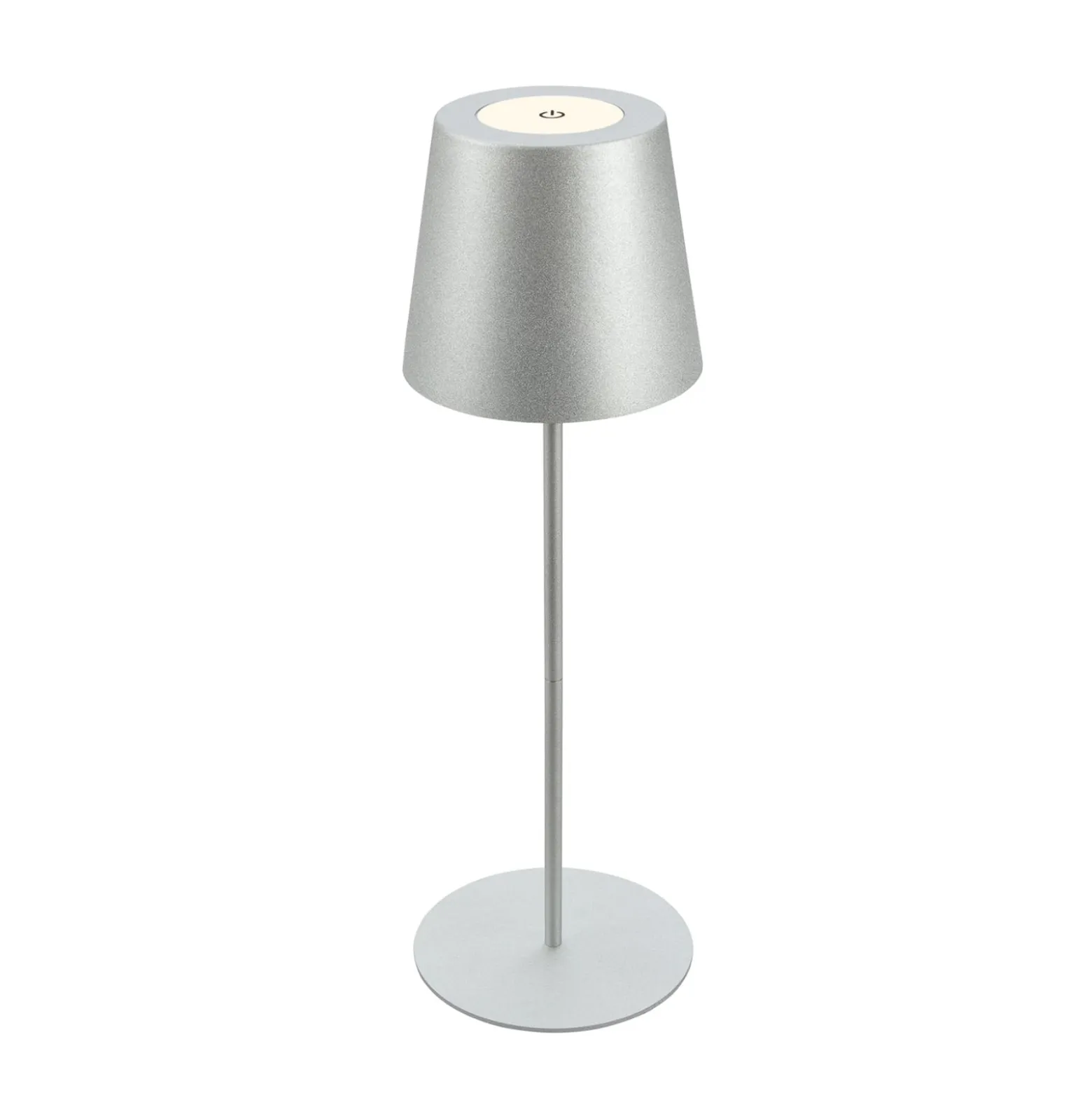 LED-Akku-Tischlampe 7508014 chrom matt 2.700 K IP44 Touchdim
