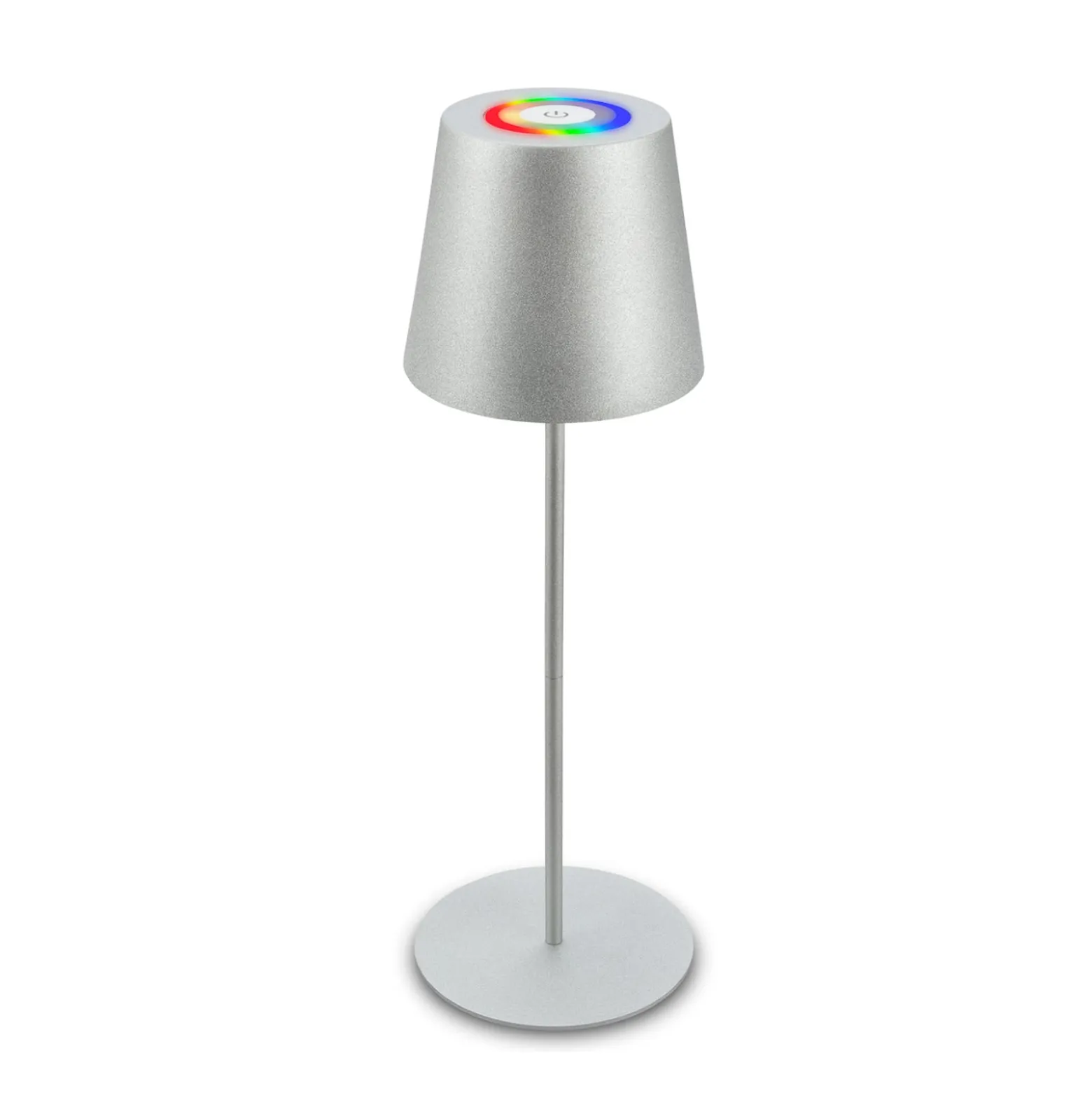 LED-Akku-Tischlampe 7507015 chrom matt RGBW IP44 Touchdimmer
