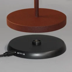 LED-Akku-Tischlampe Cosenza 2.0 34cm rostfarben