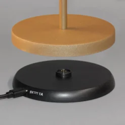 LED-Akku-Tischlampe Cosenza 2.0 34cm schwarz/gold