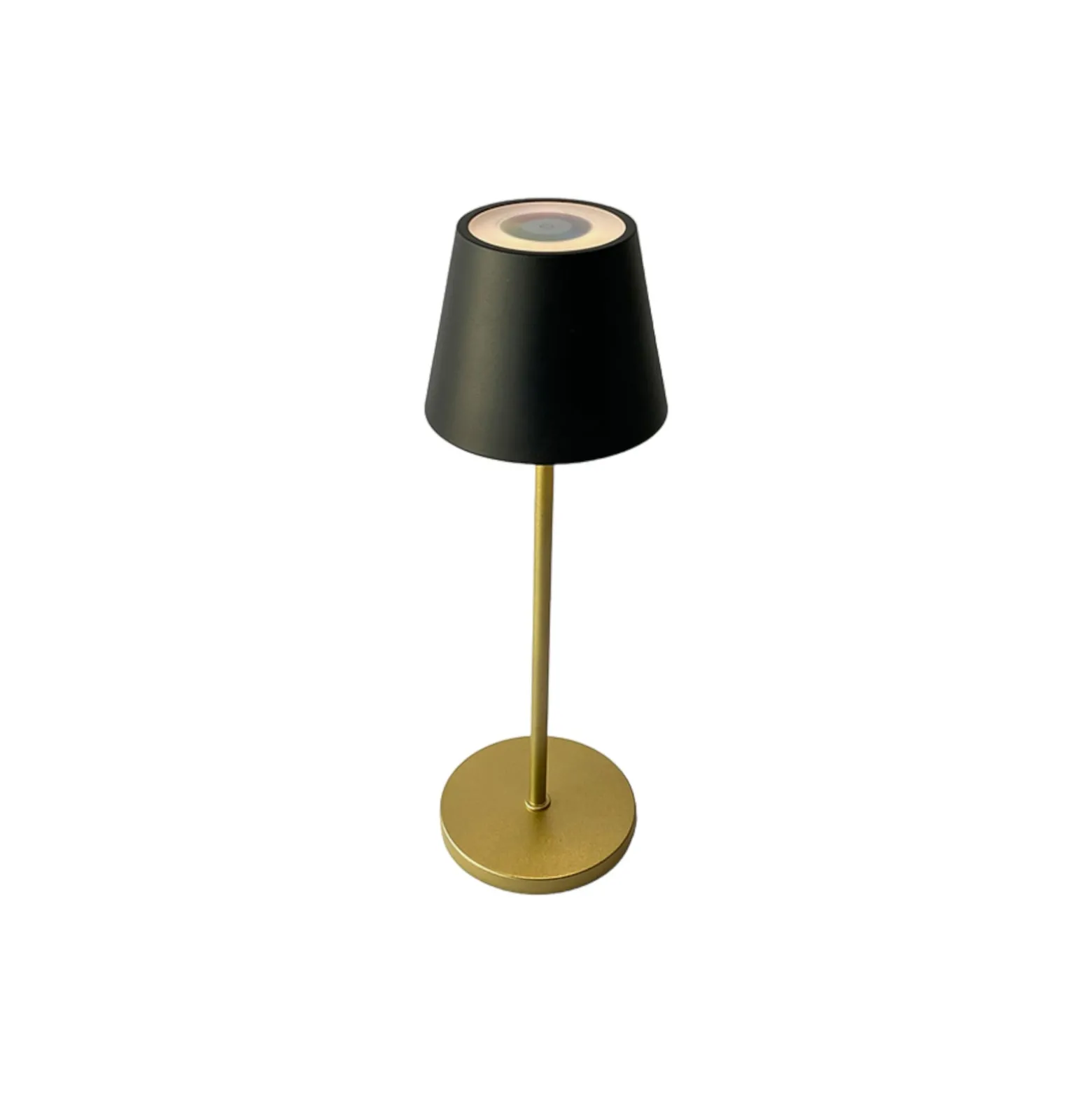LED-Akku-Tischlampe Cosenza 2.0 34cm schwarz/gold