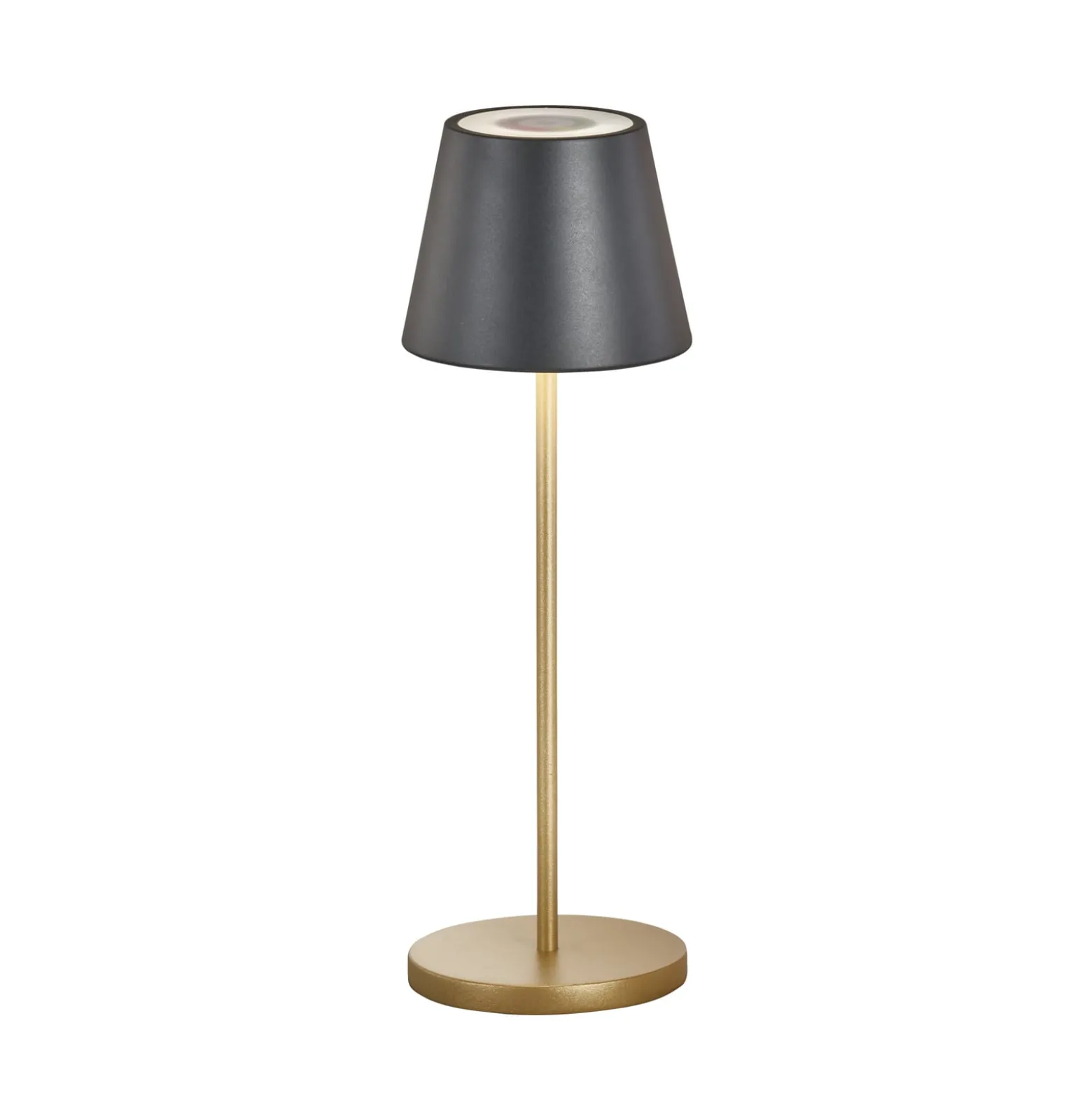 LED-Akku-Tischlampe Cosenza 2.0 34cm schwarz/gold