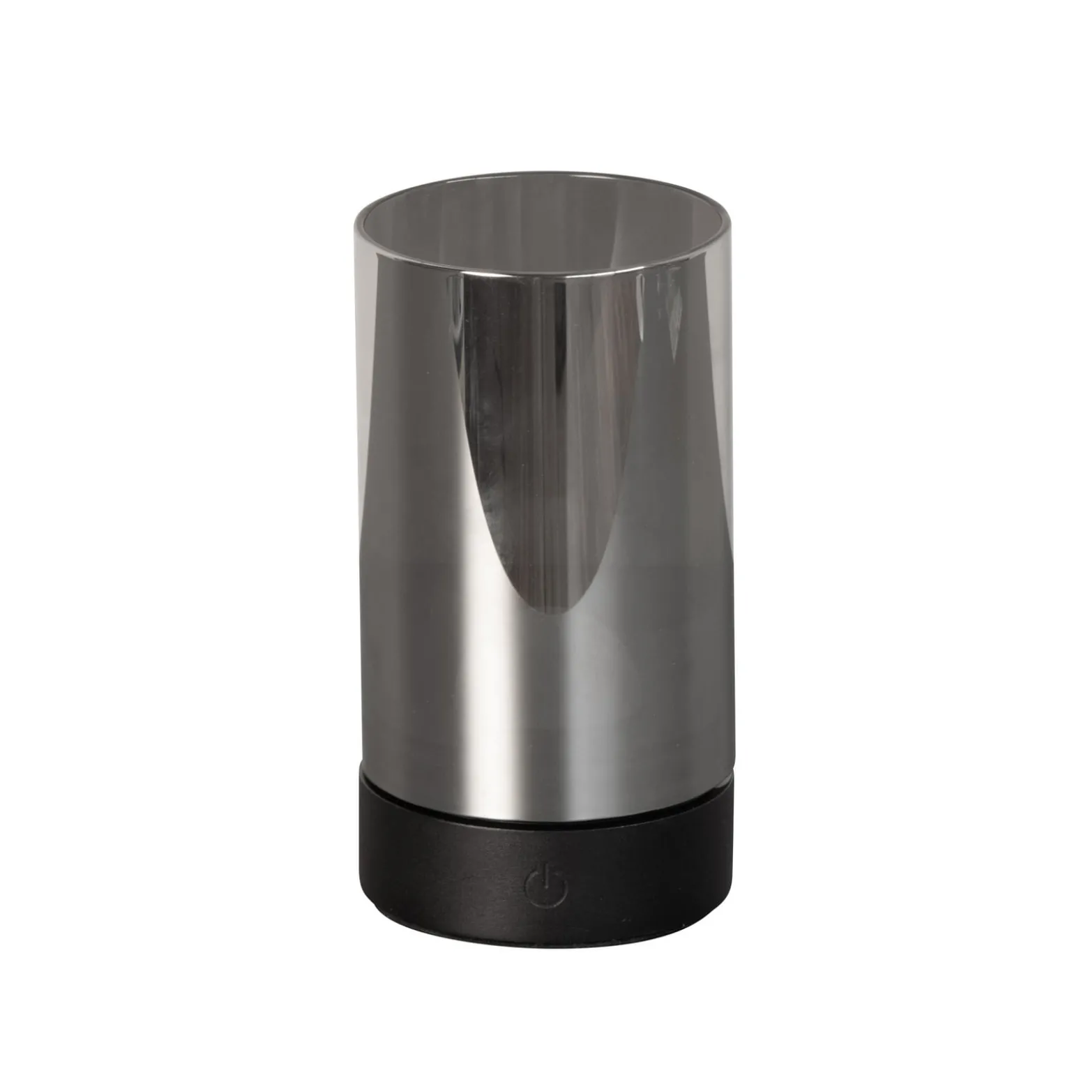 LED-Akku-Tischlampe Fenya, schwarz/rauchgrau Höhe 14 cm IP54