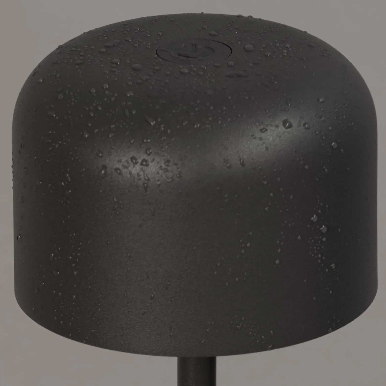 LED-Akku-Tischlampe Finley, sandgrau Höhe 22 cm Metall, IP54