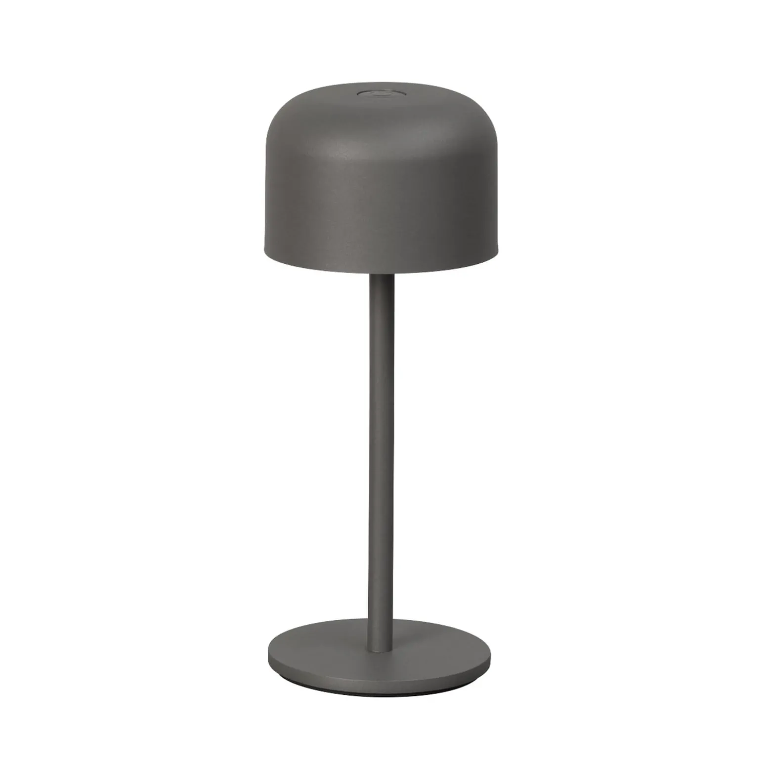 LED-Akku-Tischlampe Finley, sandgrau Höhe 22 cm Metall, IP54
