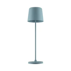 LED-Akku-Tischlampe Kaami, dimmbar, hellblau
