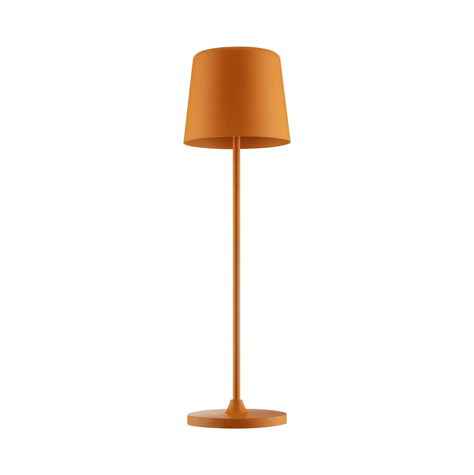 LED-Akku-Tischlampe Kaami, dimmbar orange matt