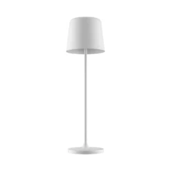 LED-Akku-Tischlampe Kaami, dimmbar weiß matt