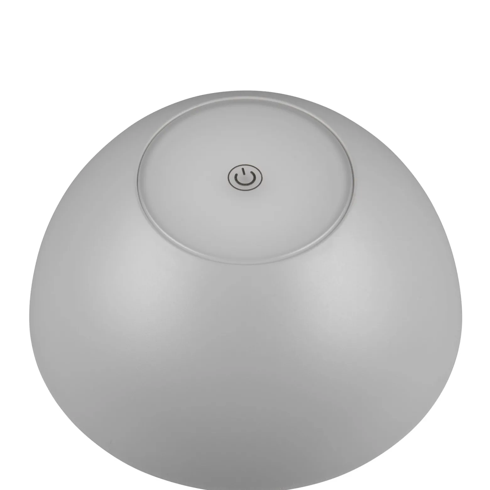 LED-Akku-Tischlampe Ricardo, grau, Höhe 30 cm, Kunststoff