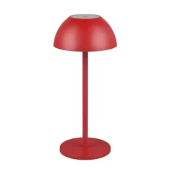 LED-Akku-Tischlampe Ricardo, rot, Höhe 30 cm, Kunststoff