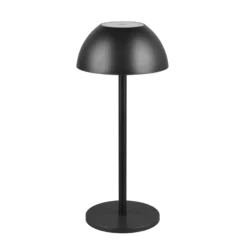 LED-Akku-Tischlampe Ricardo, schwarz, Höhe 30 cm, Kunststoff
