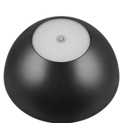 LED-Akku-Tischlampe Ricardo, schwarz, Höhe 30 cm, Kunststoff