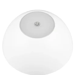 LED-Akku-Tischlampe Ricardo, weiß, Höhe 30 cm, Kunststoff
