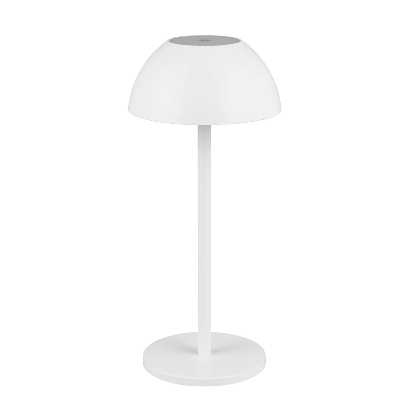 LED-Akku-Tischlampe Ricardo, weiß, Höhe 30 cm, Kunststoff