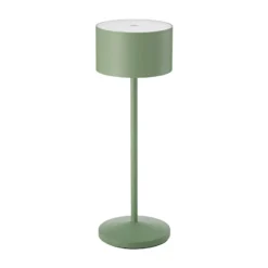 LED-Akku-Tischlampe Veluna, grün, Höhe 25 cm, IP44, dim, CCT