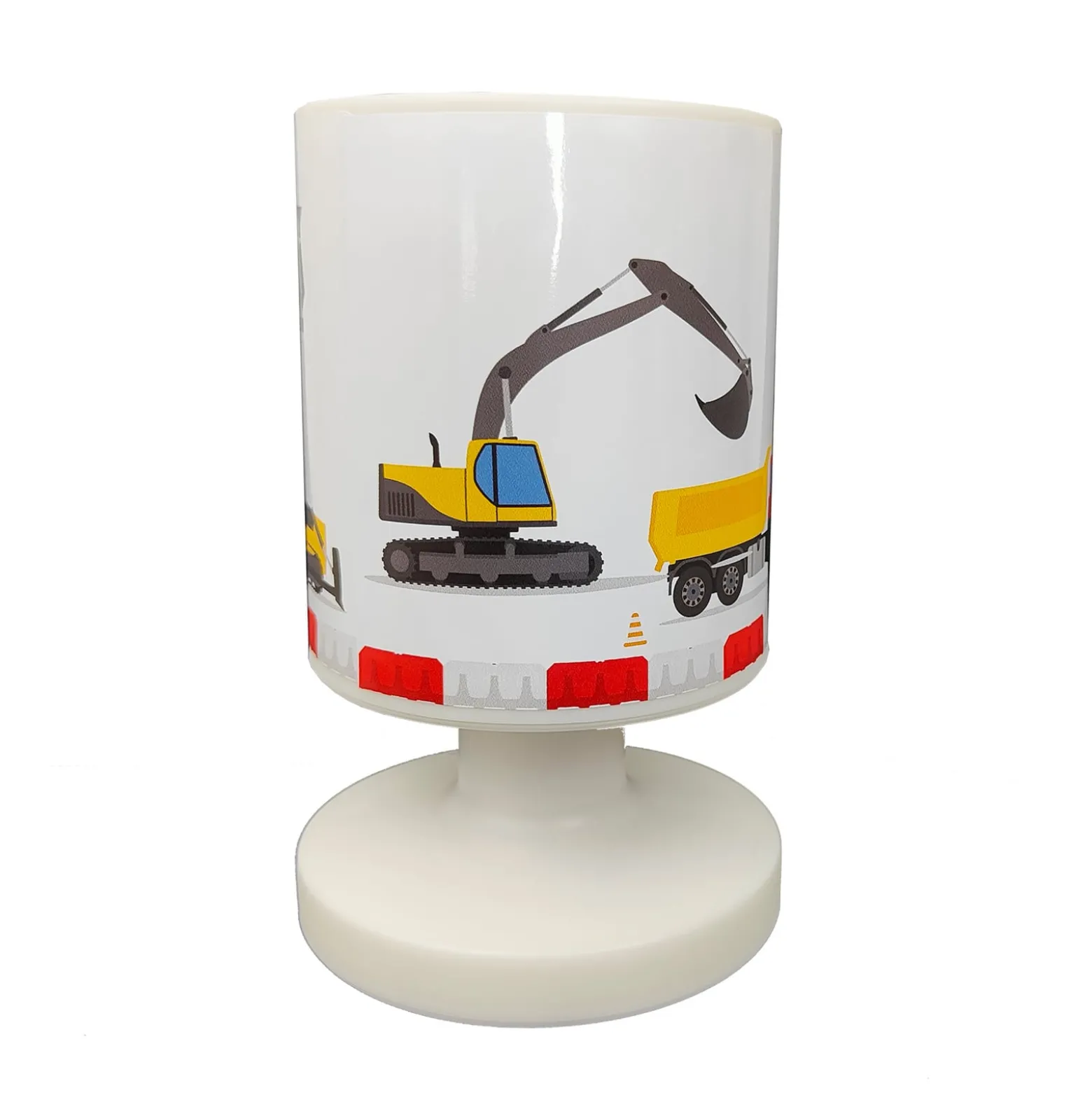 LED-Akku-Tischleuchte Baustelle, USB, IP44